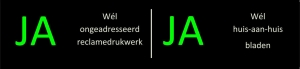 een ja-ja-sticker een ja-ja-sticker