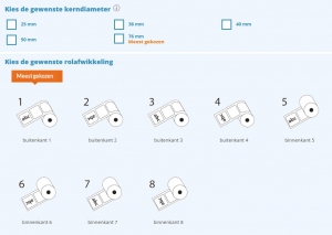 printscreen kerndiameter en rolafwikkeling printscreen kerndiameter en rolafwikkeling