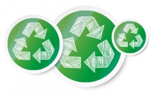 een plaatje van een milieuvriendelijke sticker