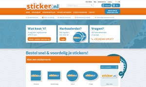 printscreen van website