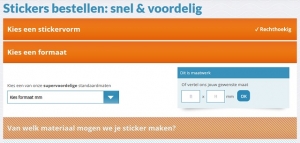 screenshot bestelformulier formaat