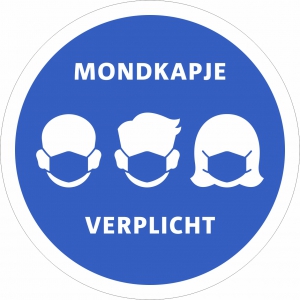 plaatje met daarop symbool mondkapje verplicht plaatje met daarop symbool mondkapje verplicht