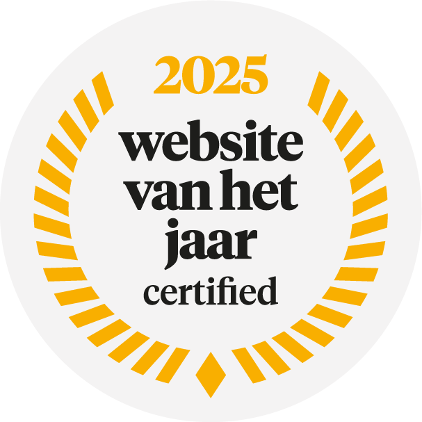 Website van het Jaar certified badge