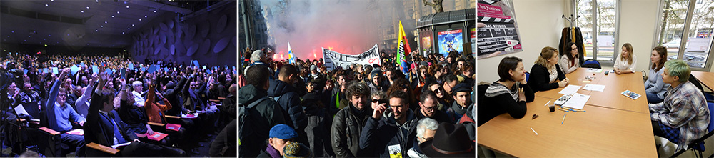 sfeerbeeld actvistische groepen