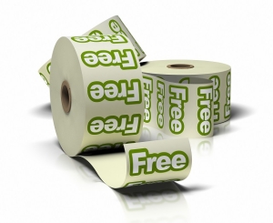 stickers op een rol