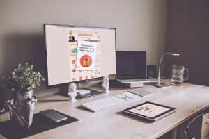 sticker op beeldscherm