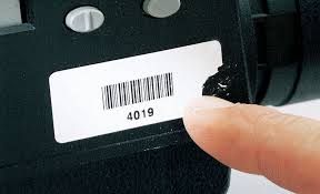 voorbeeld van een ultra destructable sticker