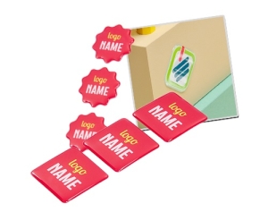 voorbeelden 3D-stickers