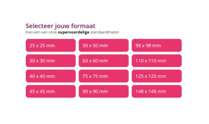 printscreen standaardmaten