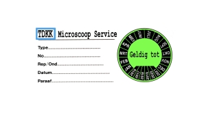 voorbeeld keuringssticker